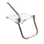 WHITECAP WHITE POLY SWIM PLATFORM W/ LADDER F/ OUTBOARD