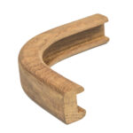 WHITECAP TEAK MOLDING 1/2" TRACK OUTSIDE CORNER