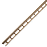 WHITECAP TEAK L-TYPE PIN RAIL 5FT.