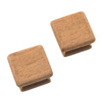 WHITECAP TEAK 1-1/8" SQUARE DRAWER KNOB