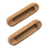 WHITECAP TEAK OBLONG DRAWER PULL 4-1/16"L 2 PACK
