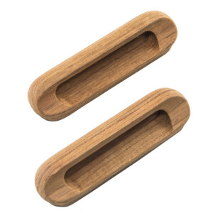 WHITECAP TEAK OBLONG DRAWER PULL 4-1/16"L 2 PACK