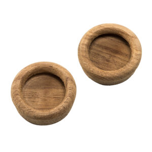 WHITECAP TEAK ROUND DRAWER PULL 1-3/8" ROUND 2 PACK