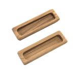WHITECAP TEAK LARGE RECTANGULAR DRAWER PULL 4-1/2"