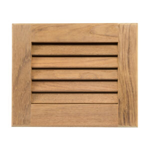 WHITECAP TEAK LOUVERED INSERT 7-1/2"H X 9-1/8"W X 3/4"D