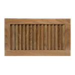 WHITECAP TEAK LOUVERED INSERT 16"H X 9-1/8"W X 3/4"D