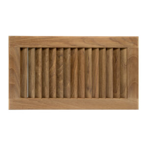 WHITECAP TEAK LOUVERED INSERT 16"H X 9-1/8"W X 3/4"D