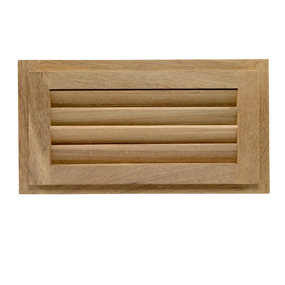 WHITECAP TEAK LOUVERED INSERT 6-3/8"H X 11-3/16"W X 3/4"D - Image 2