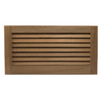 WHITECAP TEAK LOUVERED INSERT 9-3/8"H X 18"W X 3/4"D