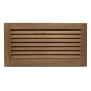 WHITECAP TEAK LOUVERED INSERT 9-3/8"H X 18"W X 3/4"D