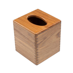 WHITECAP TEAK TISSUE BOX HOLDER