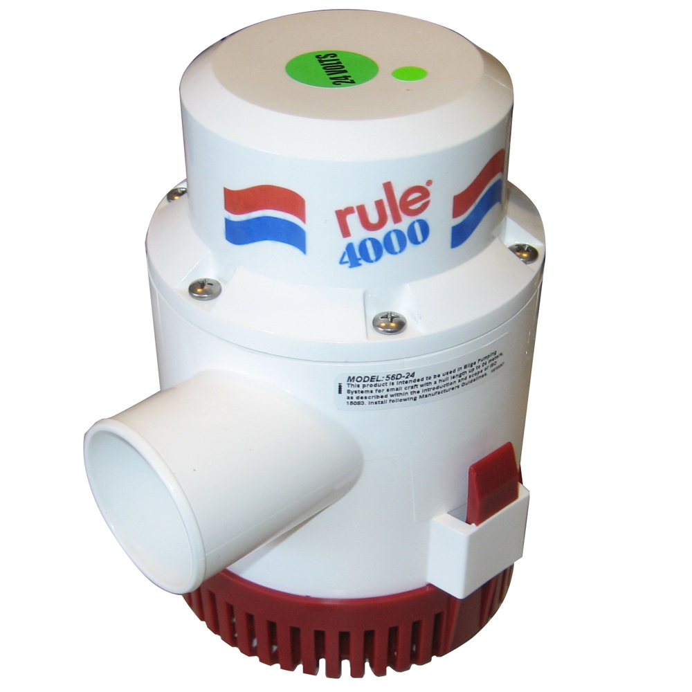 RULE 4000 NON AUTOMATIC BILGE PUMP 24V