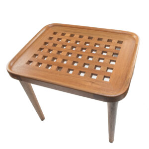WHITECAP TEAK COCKPIT GRATE END TABLE