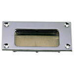 PERKO FLUSH PULL - CP ZINC 3-11/16" X 1-11/16"