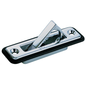 PERKO SPRING LOADED FLUSH PULL 3/4"X3-1/4" CP ZINC