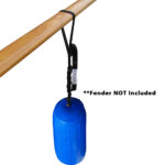 DAVIS SHOCKLES FENDER FRIEND CENTER TUBE BLACK