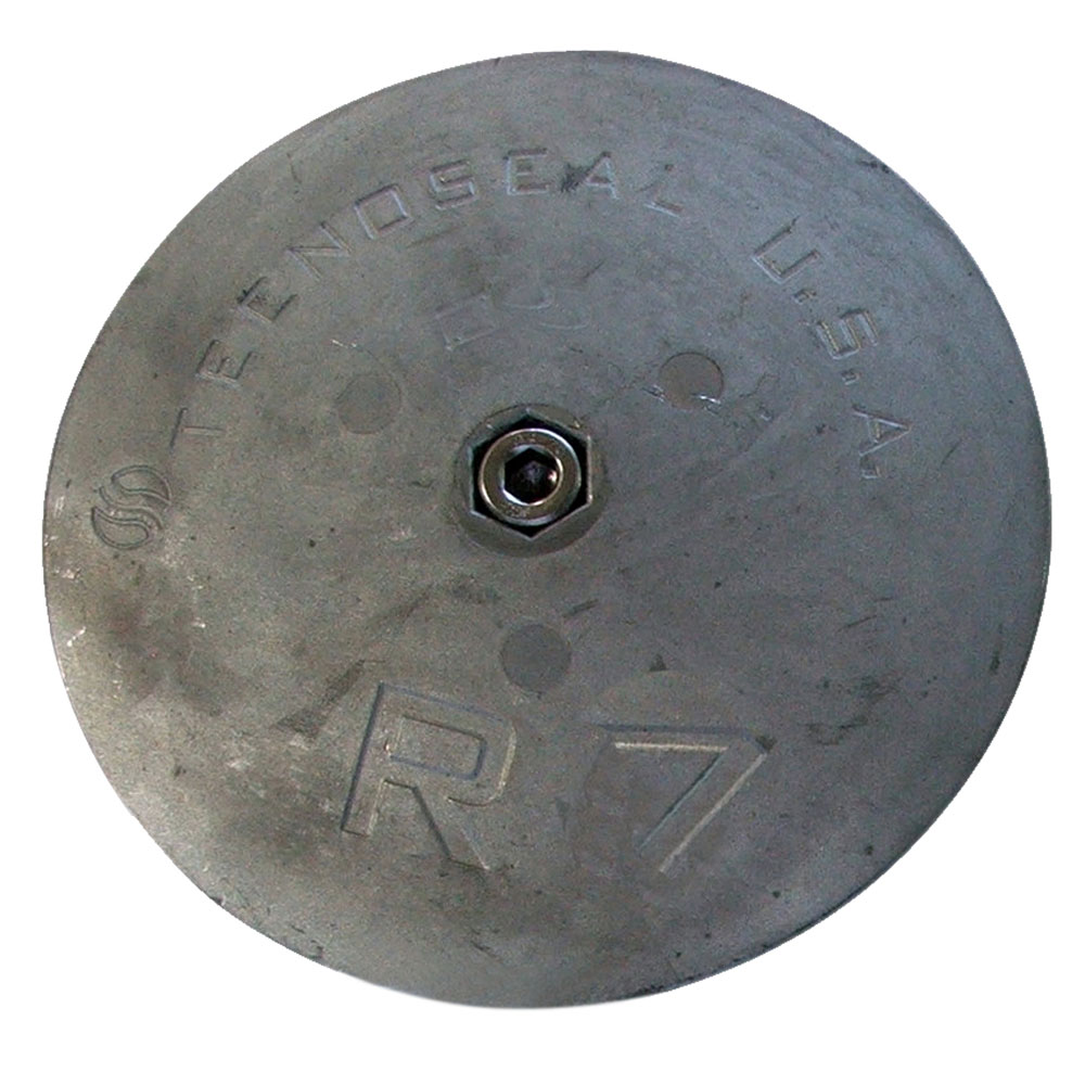 TECNOSEAL R7 RUDDER ANODE ZINC 6-1/2" DIAMETER