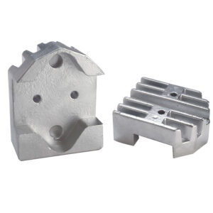 TECNOSEAL GIMBAL BLOCK ANODE ZINC FINNED - MERC