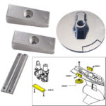TECNOSEAL ANODE KIT VERADO 4 W/ HARDWARE ZINC POLYBAG