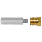 TECNOSEAL E1 PENCIL ZINC W/ BRASS CAP 2" X 1/2" DIA