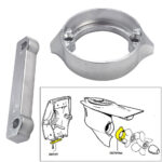 TECNOSEAL ANODE KIT VOLVO 280DP W/ HARDWARE MAGENESIUM