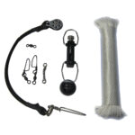 RUPP CENTER RIGGER RIGGING KIT W/ KLICKERS - WHITE NYLON