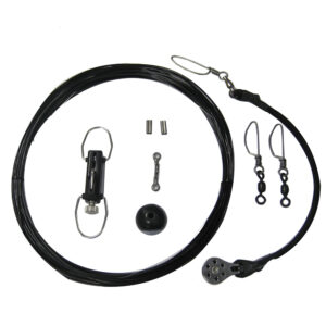 RUPP CENTER RIGGER RIGGING KIT W/ KLICKERS - BLACK MONO