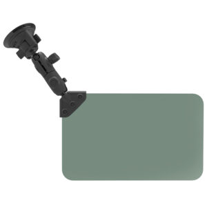 RAM MOUNT SUCTION CUP MOUNT W/ DARK GREEN SUN VISOR 50% TINT