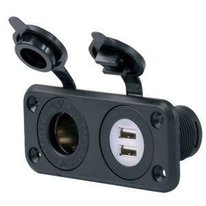 MARINCO SEALINK DELUXE DUAL USB CHARGER & 12V RECEPTACLE