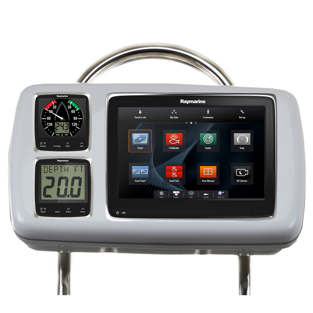 NAVPOD SYSTEMPOD PRE-CUT FOR   RAYMARINE A95/A97/A98 AND TWO