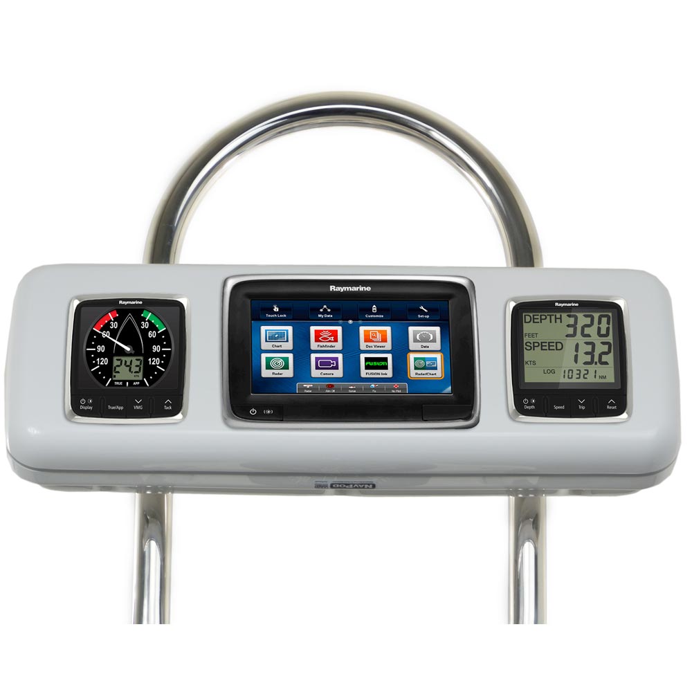 NAVPOD SYSTEMPOD PRE-CUT FOR RAYMARINE A75/A77/A78 AND TWO