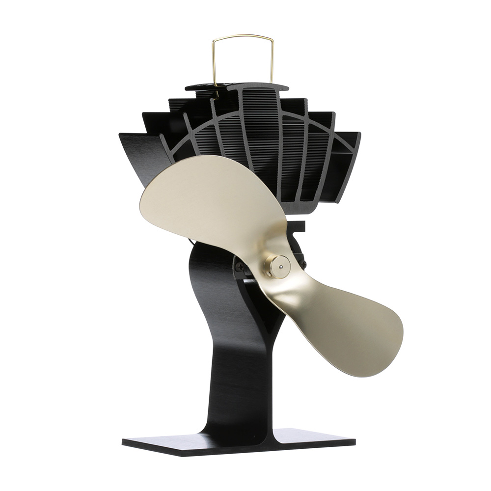ECOFAN ULTRAIR BLACK/GOLD HEAT POWERED STOVE FAN 125 CFM