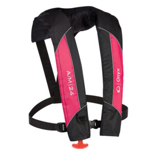 ONYX A/M 24 AUTOMATIC / MANUAL INFLATABLE PFD PINK