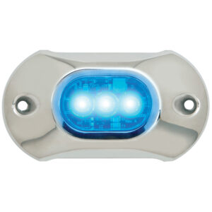ATTWOOD LIGHTARMOR UNDERWATER LIGHT 3 LED BLUE