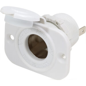 BLUE SEA 1011200 12VDC DASH SOCKET WHITE