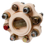 R & D FLEXIBLE COUPLING FOR 5" B/W, HURTH - 13 HP/100 RPM