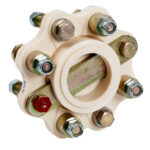 R & D FLEXIBLE COUPLING FOR 5" B/W, HURTH - 8 HP/100 RPM