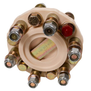 R & D FLEXIBLE COUPLING FOR 6" TWIN DISC - 28 HP/100 RPM