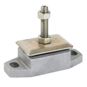 R & D ENGINE MOUNT WITH 4" FOOTPRINT,12MM STUD, 30-90 LBS