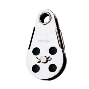 RONSTAN WIRE BLOCK TUBE RIVET  TOP REMOVABLE NYLATRON SHEAVE