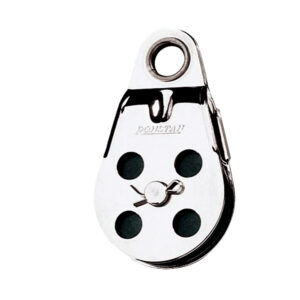 RONSTAN WIRE BLOCK FERRULE TOP REMOVABLE NYLATRON SHEAVE