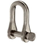 RONSTAN STANDARD DEE SHACKLE 5/32" PIN 5/8"L X 13/32"W