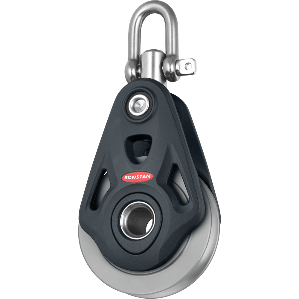 RONSTAN SERIES 75 CORE BLOCK SINGLE ALUM WIRE/ROPE SHEAVE