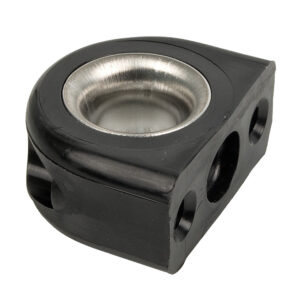 RONSTAN FAIRLEAD STAINLESS  LINED 14MM (9/16") ID BLACK