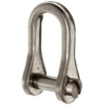 RONSTAN STANDARD DEE SLOTTED PIN SHACKLE 5/32" PIN