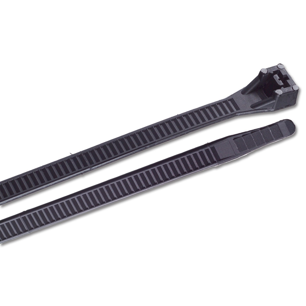 ANCOR 15" UV BLACK HEAVY DUTY CABLE TIES 25 PACK