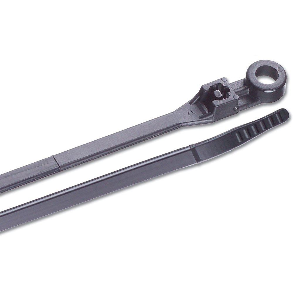 ANCOR 14" UV BLACK MOUNTING CABLE TIES 100 PACK