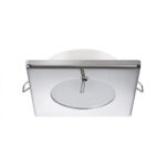 QUICK BRYAN CS DOWNLIGHT LED 2W IP40 WARM SS BEZEL SQUARE
