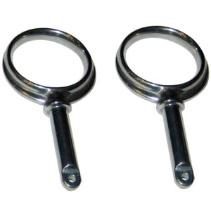 PERKO ROUND TYPE ROWLOCK HORNS CHROME PLATED ZINC