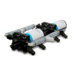 SHURFLO HIGH FLOW DUAL PUMP SYSTEM 12VDC 10GPM 55PSI